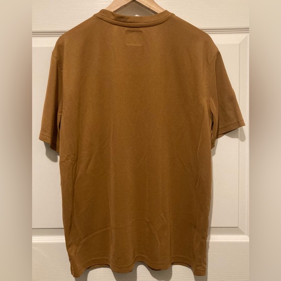Wrangler Workwear Men’s Medium Brown Duck Short Sleeve Performance Tee - Picture 3 of 5